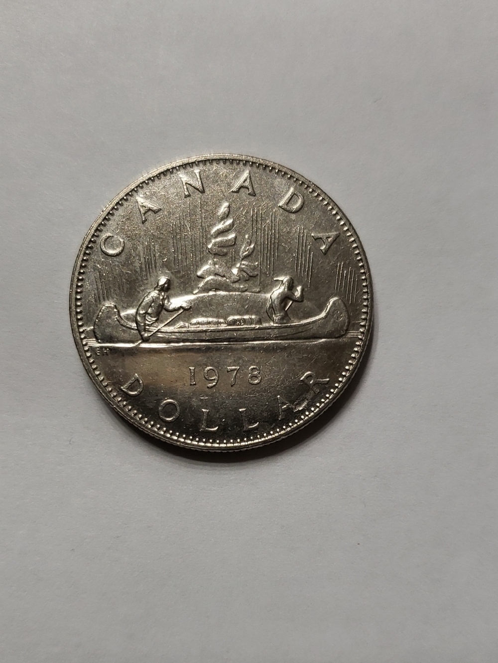 Canada 1978 Silver Dollar Coin - Silver Tone